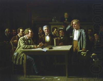 The Puzzled Witness, George Caleb Bingham